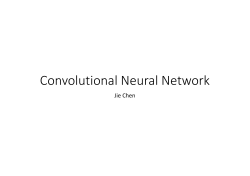 Convolutional Neural Network