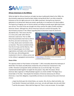 African Americans in the Military - The American Experience in the