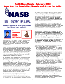 February 2015 - Nevada Association of School Boards