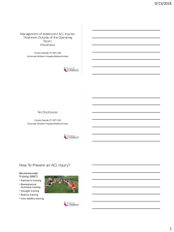 How To Prevent an ACL Injury?