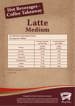 Takeaway Latte