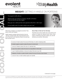 Getting a Handle on Portions