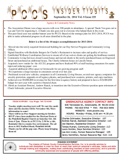 September 26, 2014 Vol. 8 Issue 225