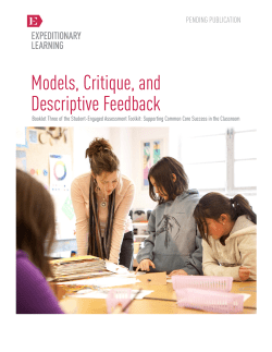 Models, Critique, and Descriptive Feedback for Cheryl