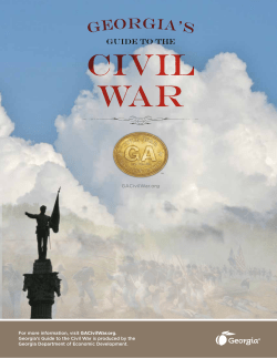 Georgia`s Guide to the Civil War
