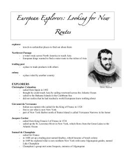 NY Explorers study guide