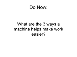Mechanical Advantage Efficiency