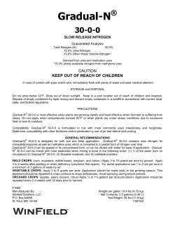 Gradual-N &reg; 30-0-0