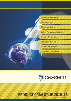 product catalogue 2015-16