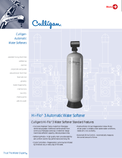Hi-Flo 3 Softeners