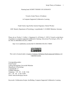 Fischer Kollar Stegmann Wecker in press