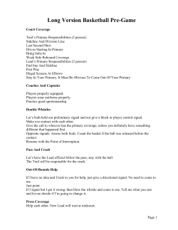 Long Version Basketball Pre-Game