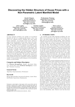 Discovering the Hidden Structure of House Prices