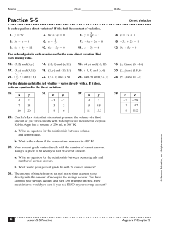 Practice 5-5 - Massillon City Schools