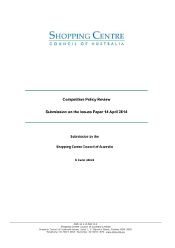 Shopping Centre Council of Australia