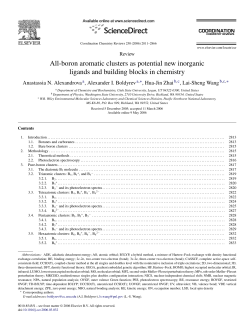 All-boron aromatic clusters as potential new inorganic ligands and