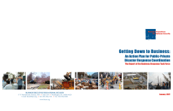 Getting Down to Business - Business Executives for National Security