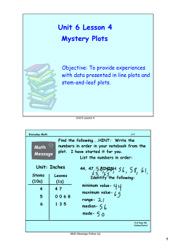 Everyday Math - MissSettle5thgrade