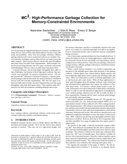 MC2: High-Performance Garbage Collection for Memory