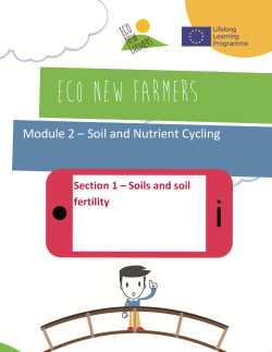 Module 2 &ndash; Soil and Nutrient Cycling
