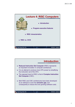 Lecture 4 - IDA.LiU.se