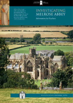 INveSTIgATINg meLROSe Abbey