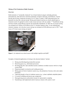 Principles of Reactor Design and Mixing for the Chemical Industry