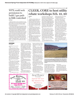 CLEER, CORE to host utility rebate workshops Feb. 13, 20