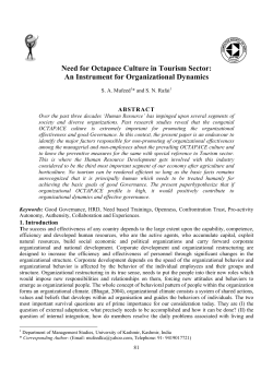 The success and effectiveness of any country depends to the large