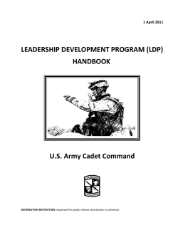 leadership development program handbook