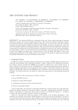The AuScope VLBI project