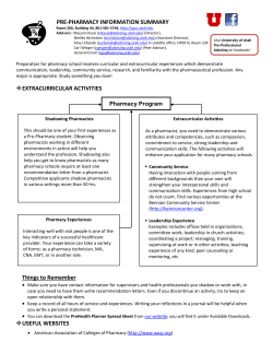 Downloadable Summary - Academic Advising Center