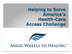 Helping to Solve America`s Health