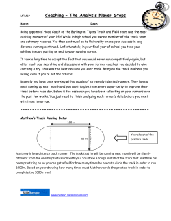 Coaching &ndash; The Analysis Never Stops