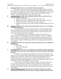 LAP 1_Review of Water Cycle