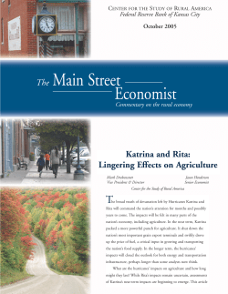 Katrina and Rita - Federal Reserve Bank of Kansas City