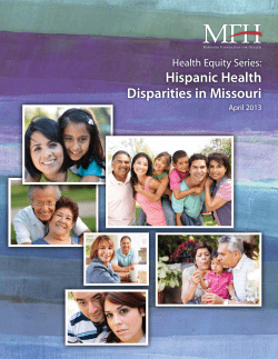 Hispanic Health Disparities in Missouri