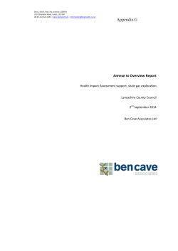 Appendix G - Lancashire County Council
