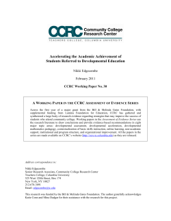 Accelerating the Academic Achievement of Students Referred to