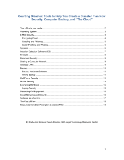 Courting Disaster - American Bar Association