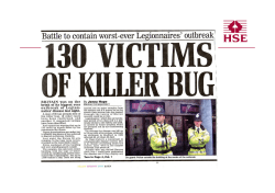 Legionela and the law