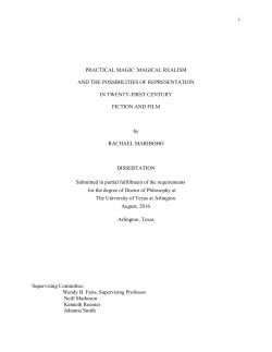 i PRACTICAL MAGIC: MAGICAL REALISM AND THE