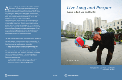 Live Long and Prosper Aging in East Asia and Pacific