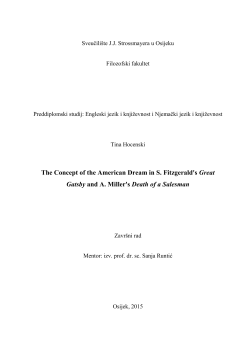 The Concept of the American Dream in S - FFOS