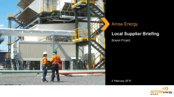 Local Supplier Briefing