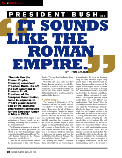 President Bush "It Sounds Like The Roman Empire