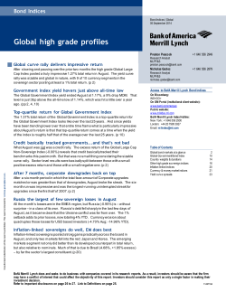 Global high grade profiles