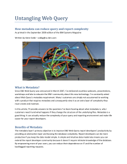 Untangling Web Query