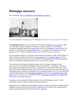 Balangiga massacre