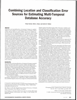 Combining Location and Classification Error Sources for